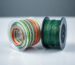 Macro view of JOSBY 12 strand braided fishing line showing the dense weave.
